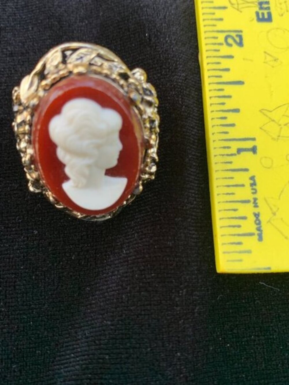 Costume Cameo adjustable ring